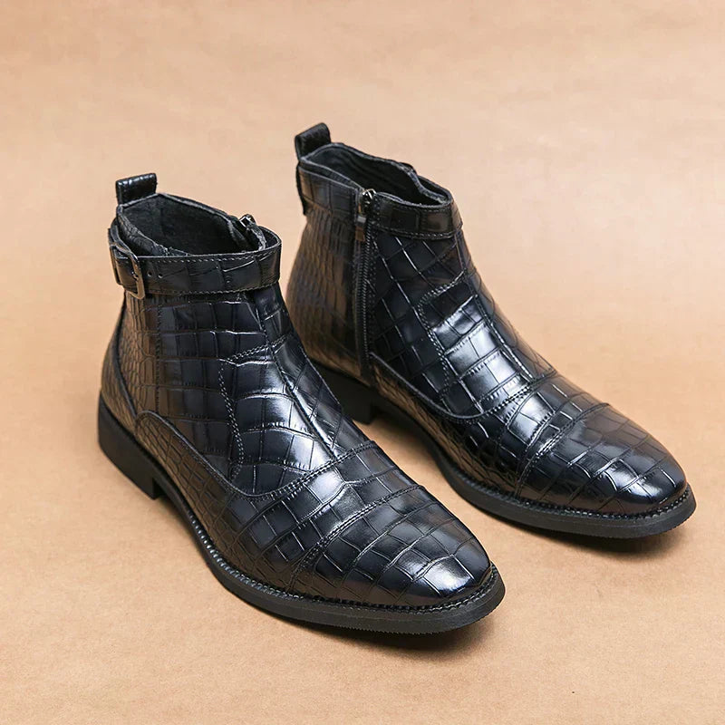 Laurent | Stivali in pelle con fibbia