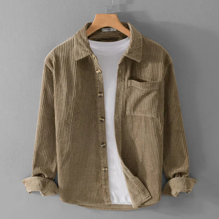 Eiran | Camicia in velluto a coste, taglio rilassato