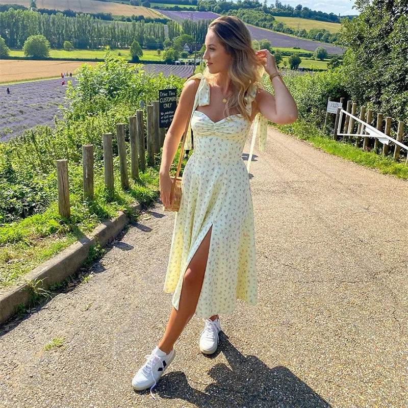 Sonia | Abito elegante con stampa floreale