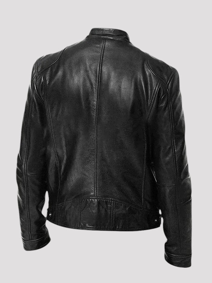 Lazare | Giubbotto in pelle intramontabile per uomo, con stile e carattere