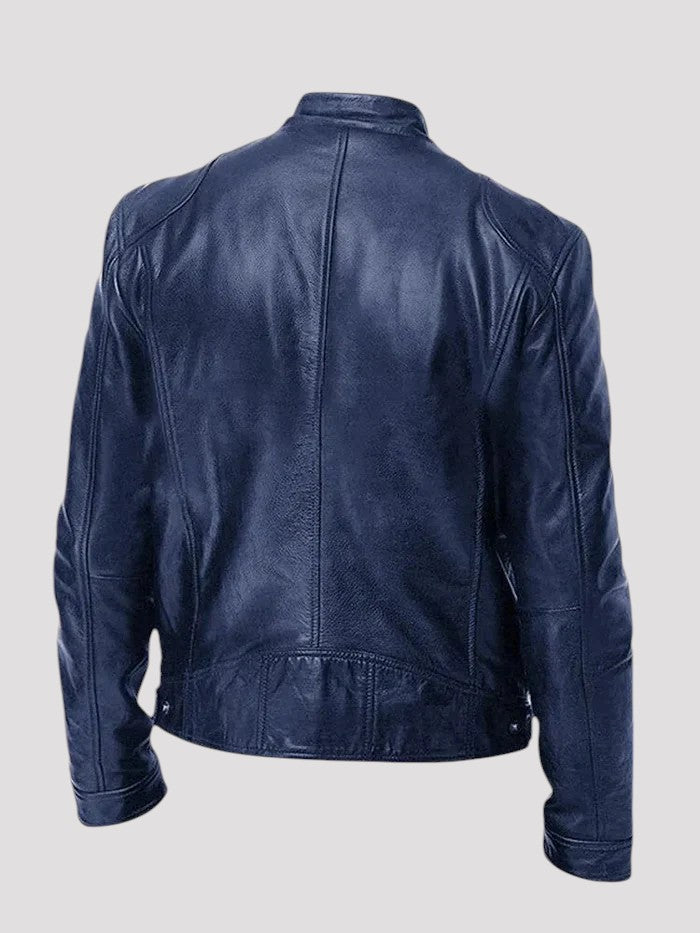 Lazare | Giubbotto in pelle intramontabile per uomo, con stile e carattere