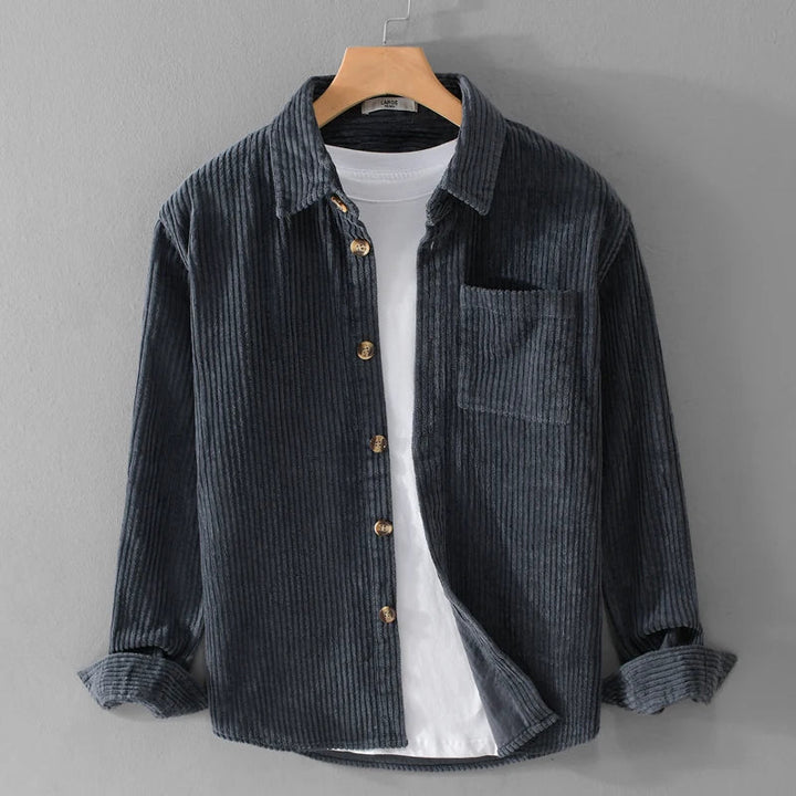 Eiran | Camicia in velluto a coste, taglio rilassato
