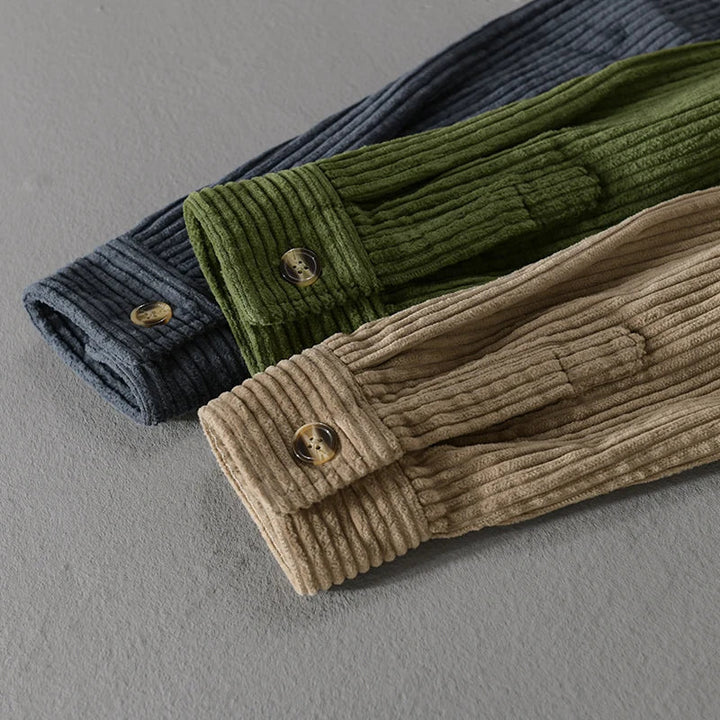 Eiran | Camicia in velluto a coste, taglio rilassato