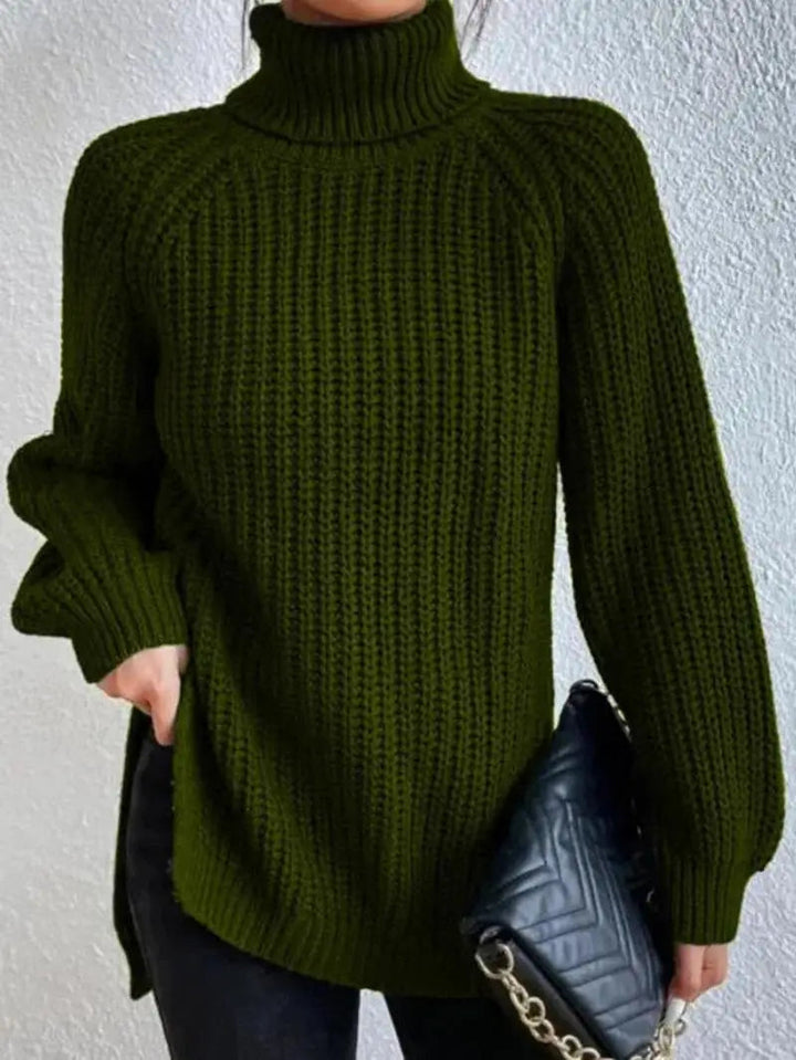 Madeleine | Maglione a collo alto morbido per donne
