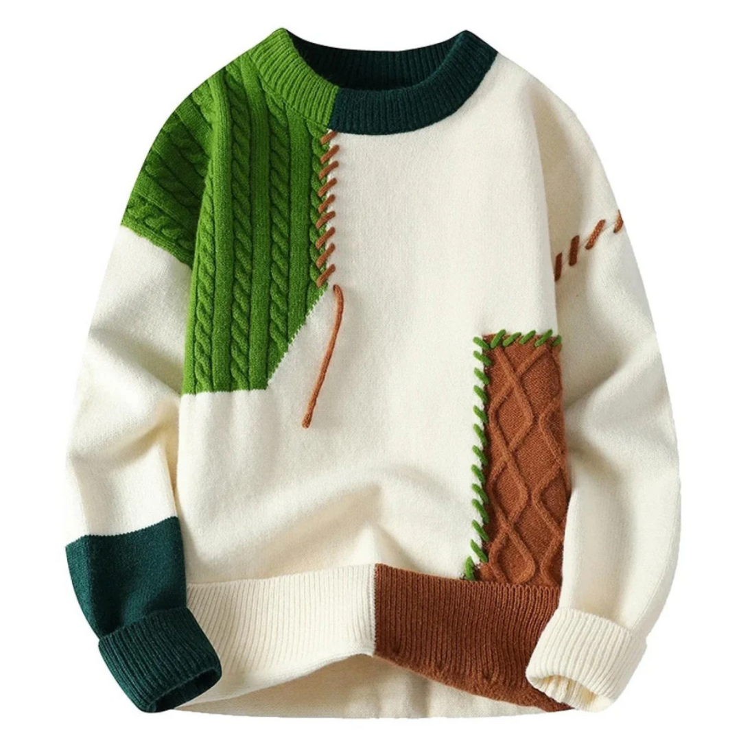 Patricia | Maglione in patchwork