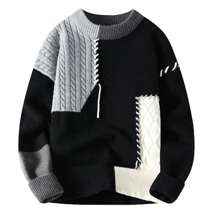 Patricia | Maglione in patchwork
