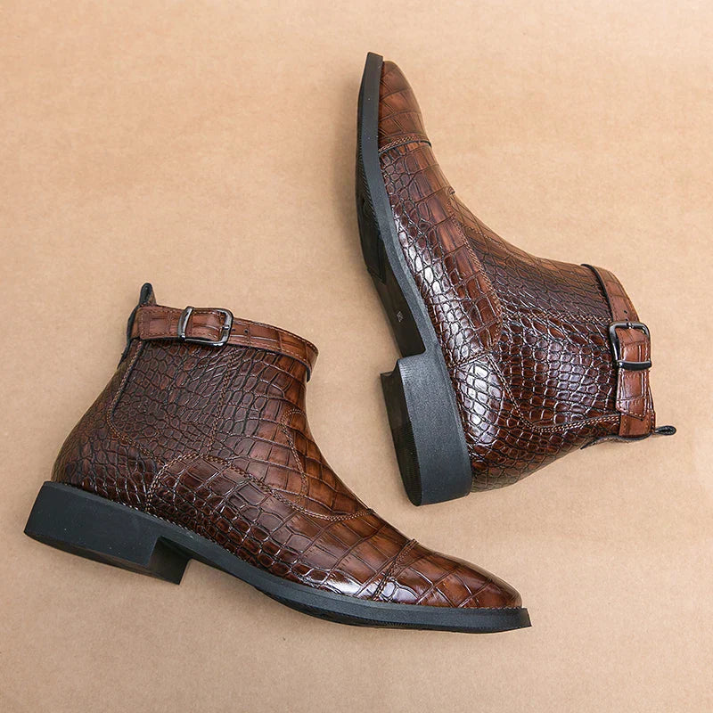 Laurent | Stivali in pelle con fibbia