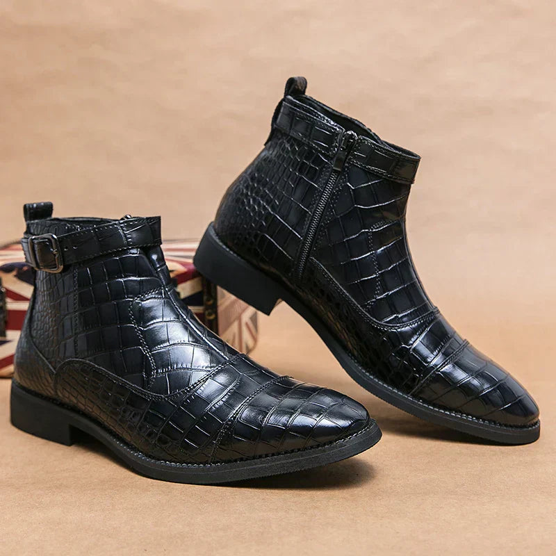 Laurent | Stivali in pelle con fibbia