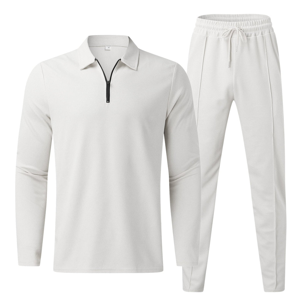 Tommaso | Completo con felpa con cerniera centrale e pantaloni da jogging