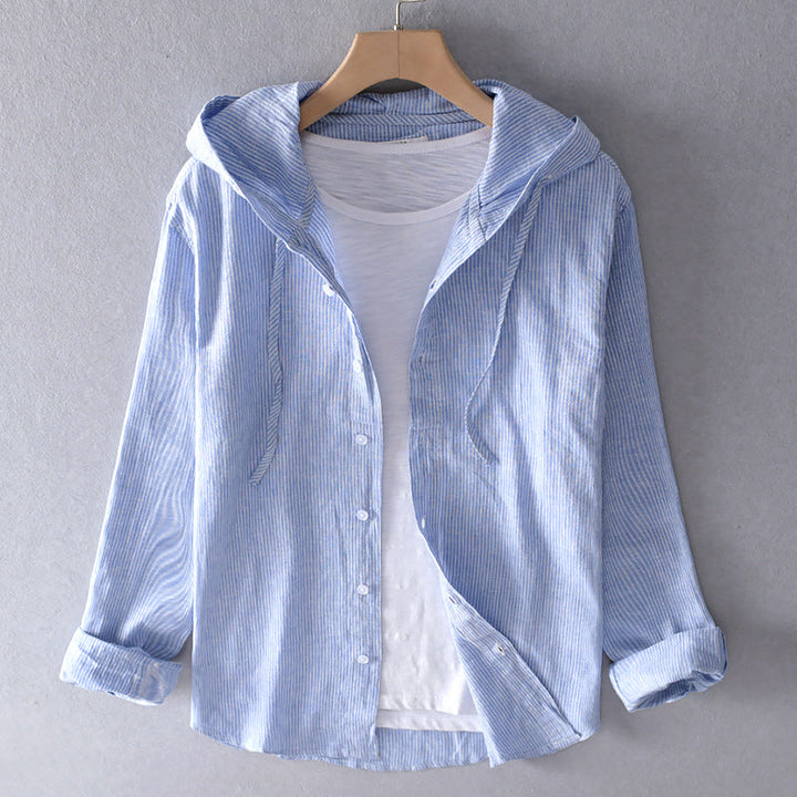 Elian | Blusa leggera con cappuccio