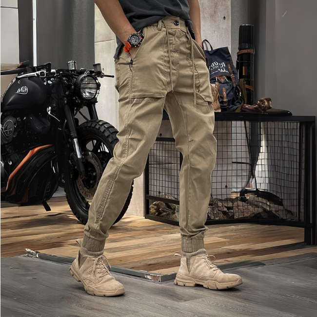 Lázaro | Pantaloni cargo elasticizzati