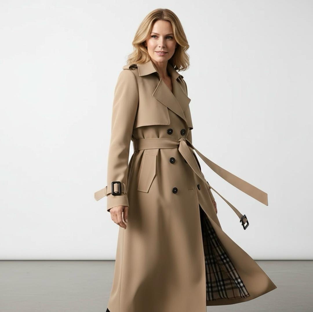 Clémentine | Trench Elegante Senza Tempo per Donne