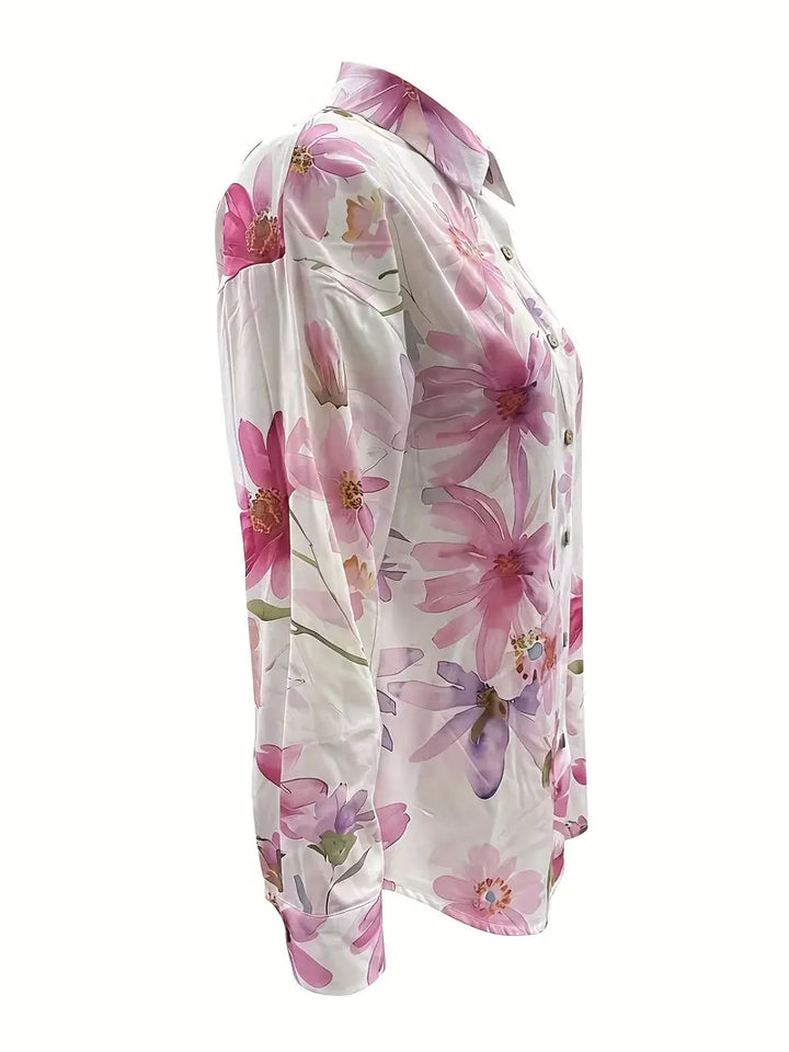 Emiliana | Camicetta floreale elegante