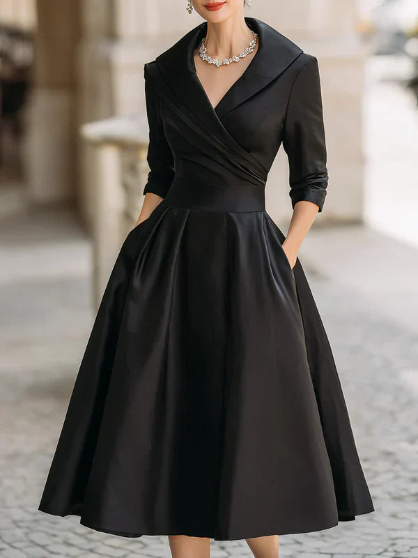Lina | Abito midi elegante in stile vintage
