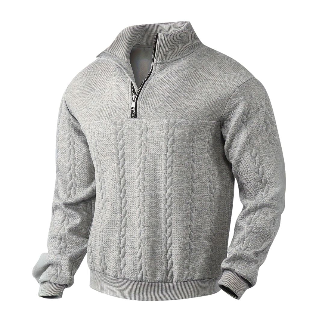Arsenio | Maglione vintage da uomo con cerniera