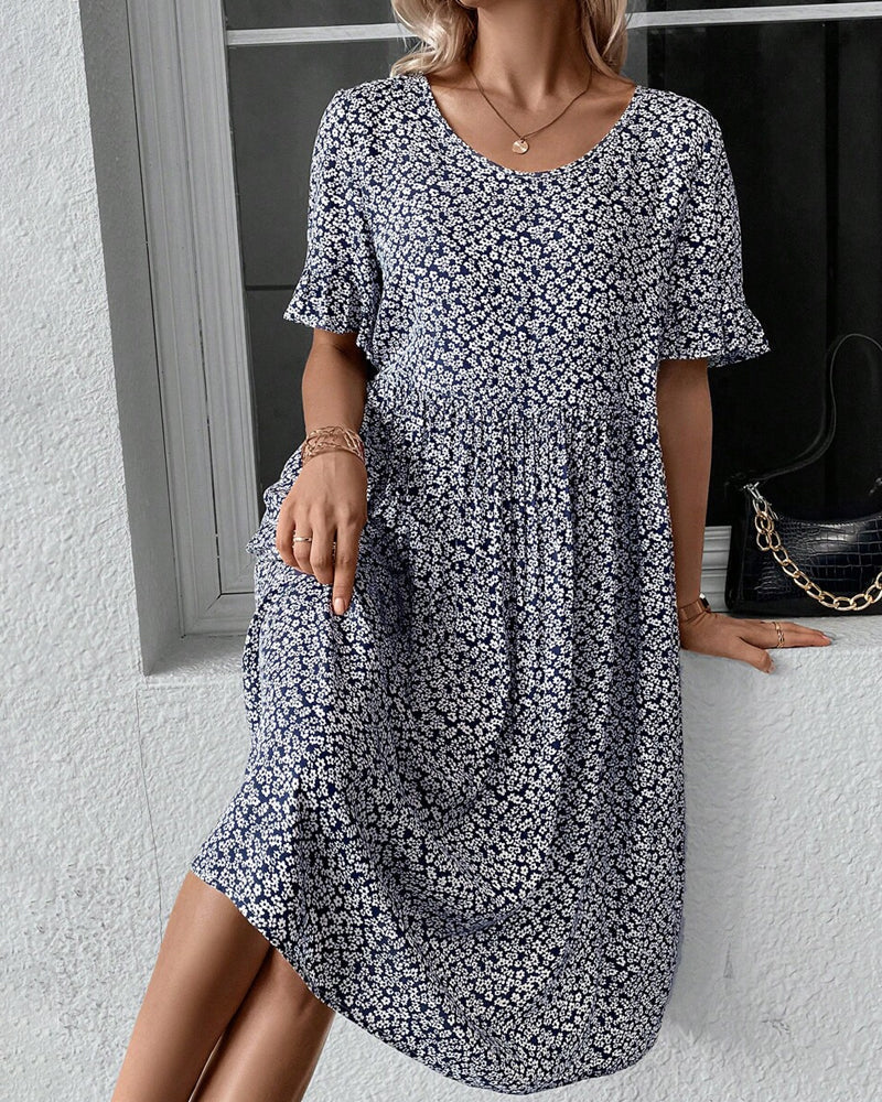 Fleur | Abito midi floreale elegante