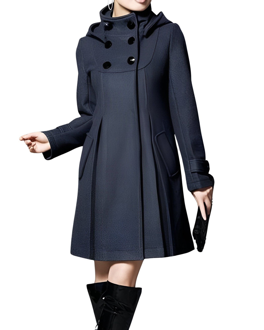 Julieta | Vestito con cappuccio e sciarpa