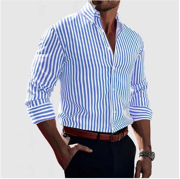 Giuliano | Camicia a righe di eleganza senza tempo