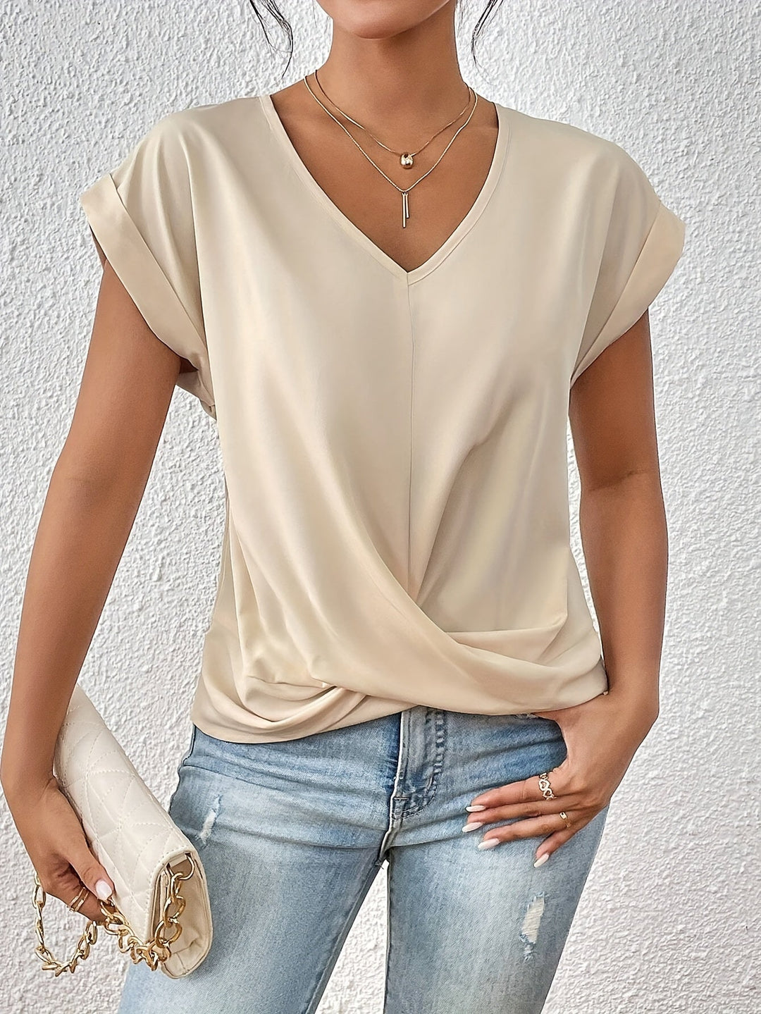 Clara | T-shirt elegante dal taglio fluido