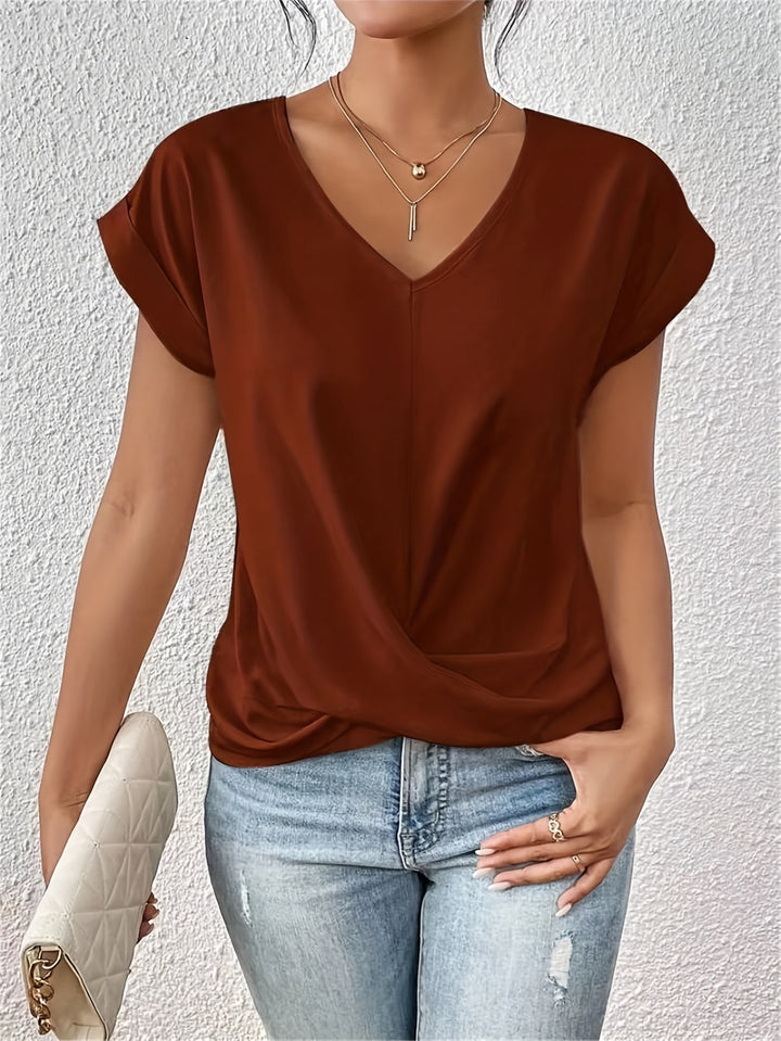Clara | T-shirt elegante dal taglio fluido