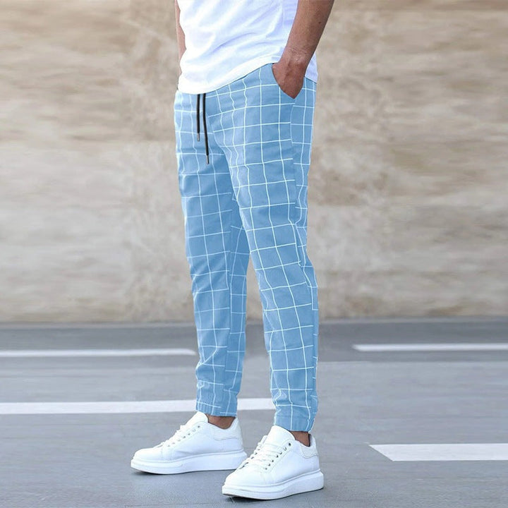 Adriel | Pantaloni jogger a quadri da uomo
