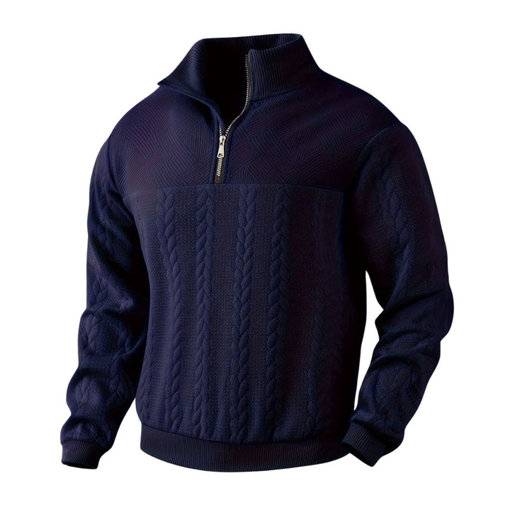 Arsenio | Maglione vintage da uomo con cerniera
