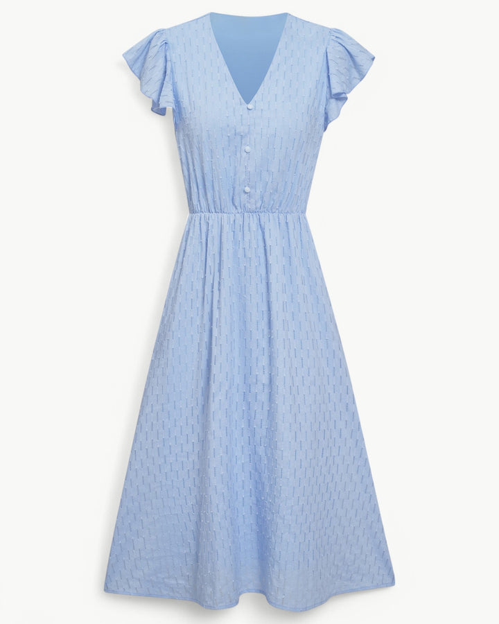 Belicia | Vestito con scollo a V e maniche a volant