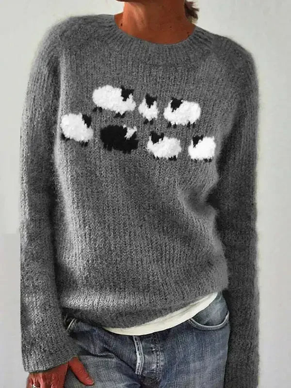 Maglione Margreth con pecore