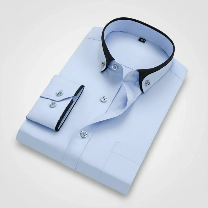 Darian | Camicia Classica con Collo a Contrasto