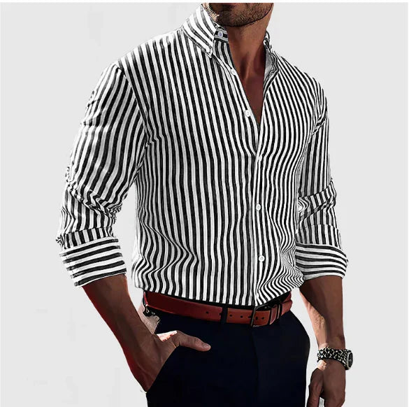 Giuliano | Camicia a righe di eleganza senza tempo
