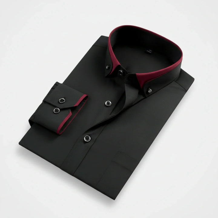 Darian | Camicia Classica con Collo a Contrasto