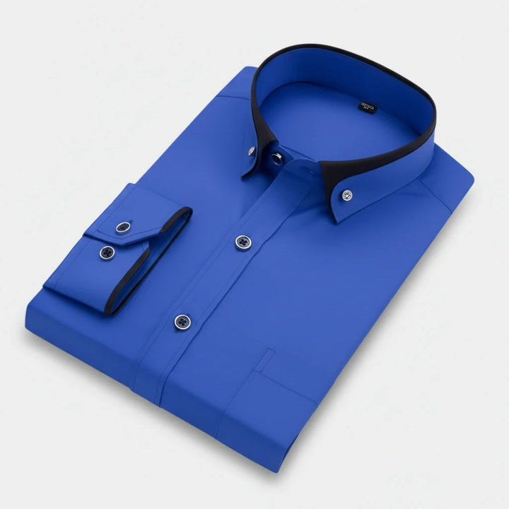 Darian | Camicia Classica con Collo a Contrasto