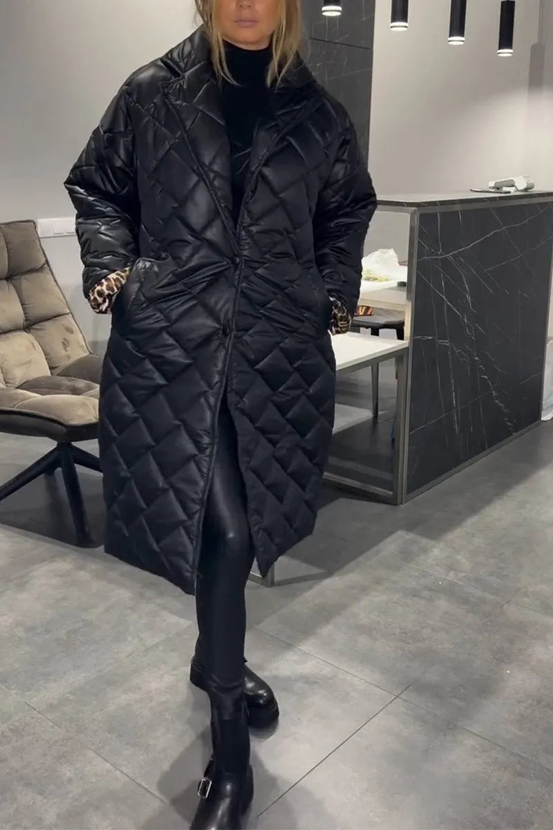 Isolde | Cappotto trapuntato reversibile elegante da donna