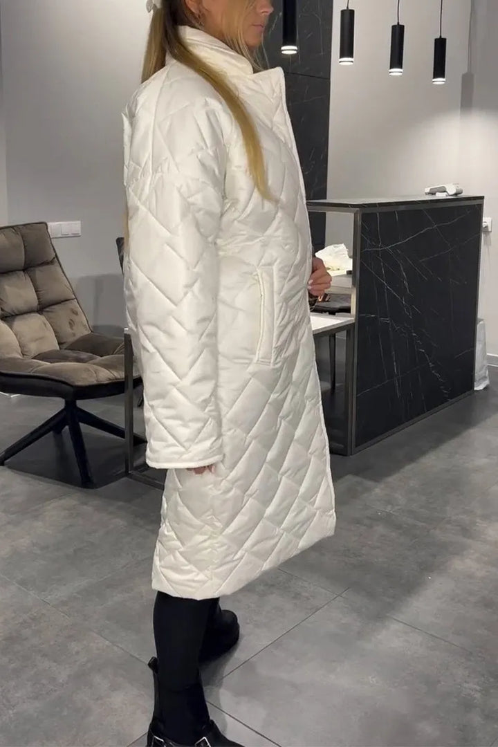Isolde | Cappotto trapuntato reversibile elegante da donna