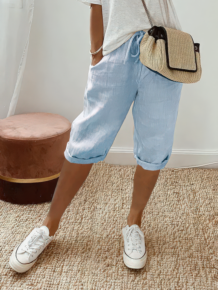 Marthe | Short comodo con orlo arrotolato