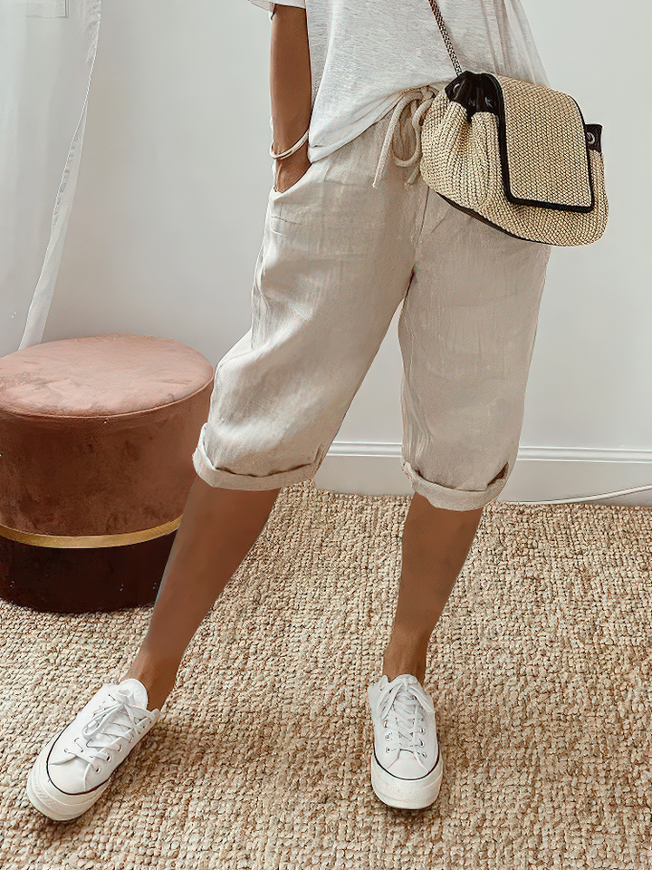 Marthe | Short comodo con orlo arrotolato