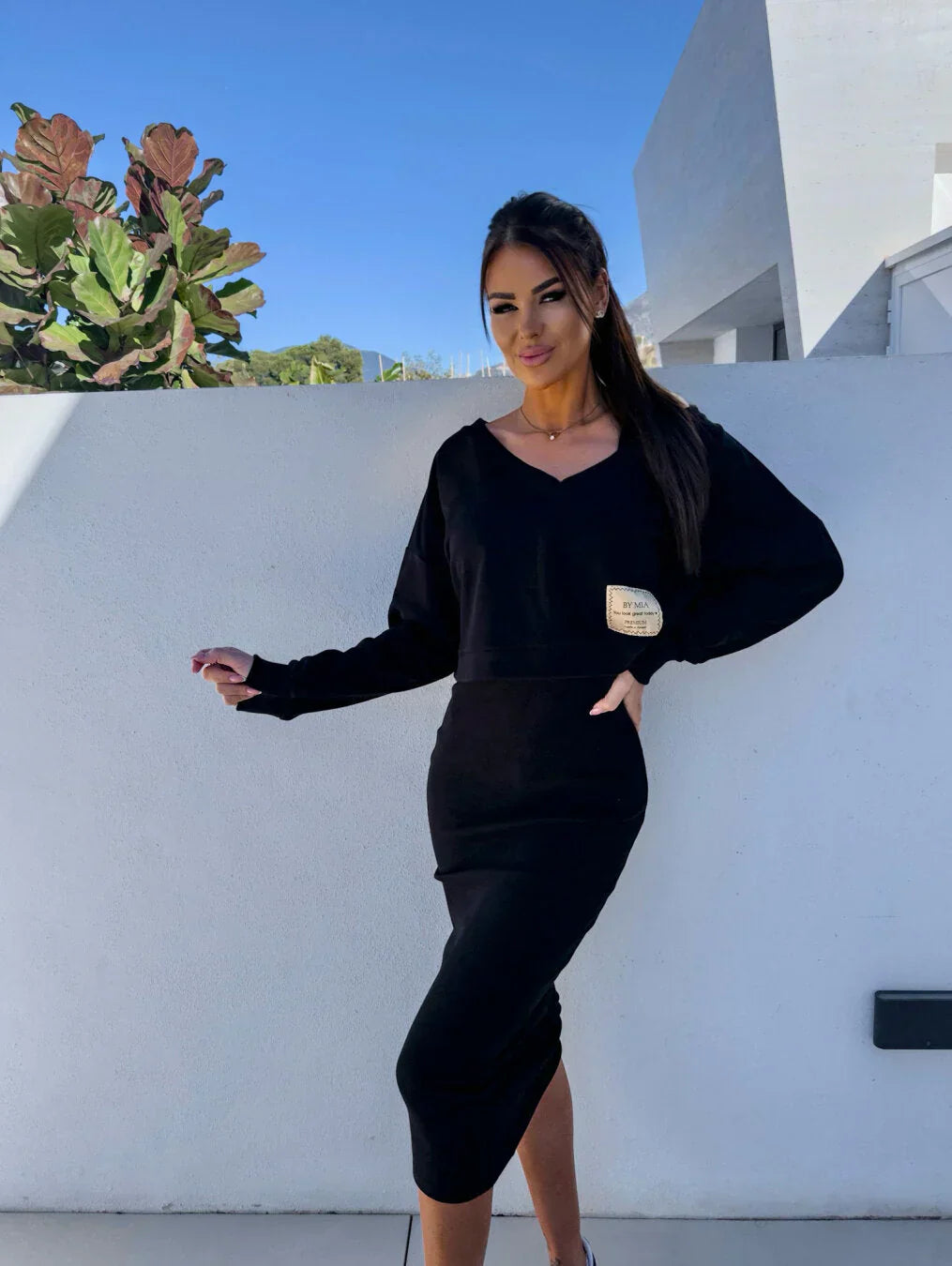Lana | Set casual di felpa e vestito