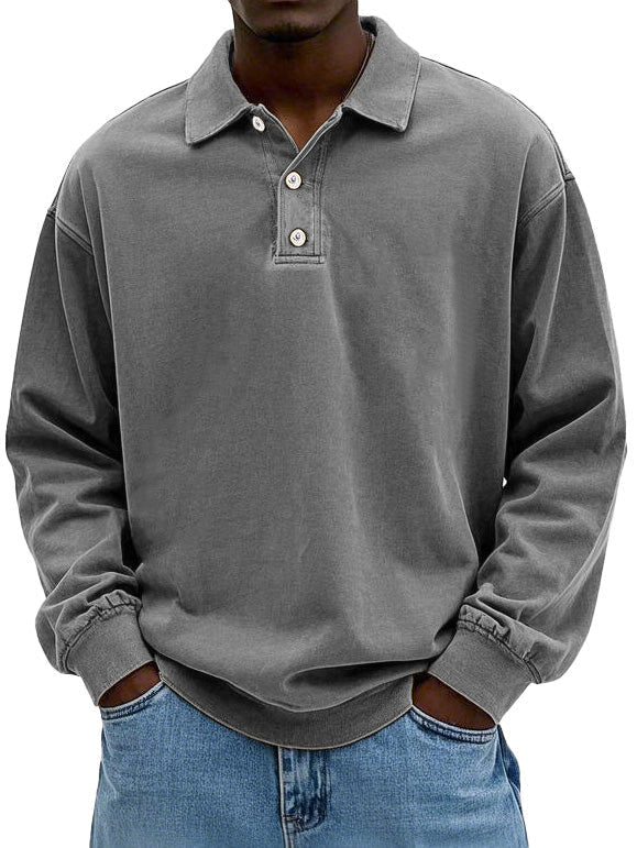 Lioran | Polo casual a maniche lunghe