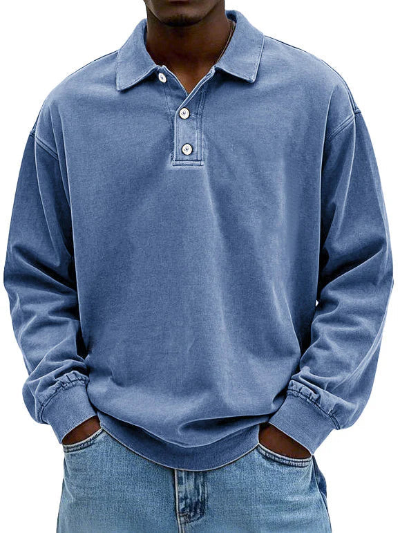 Lioran | Polo casual a maniche lunghe