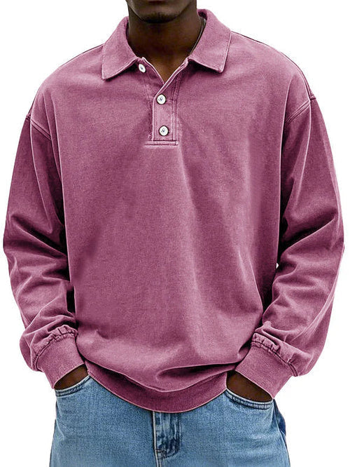 Lioran | Polo casual a maniche lunghe