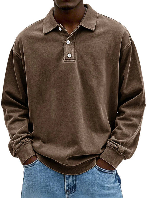 Lioran | Polo casual a maniche lunghe