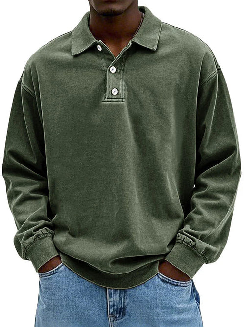Lioran | Polo casual a maniche lunghe