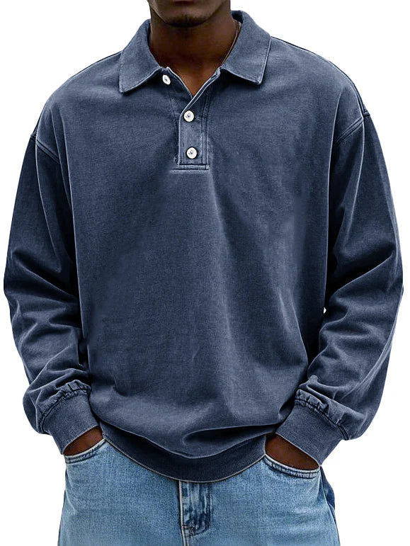 Lioran | Polo casual a maniche lunghe