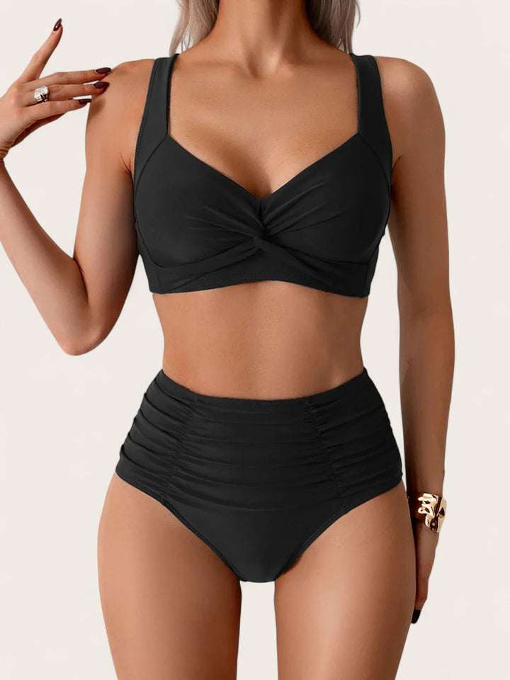 Nolwenn | Bikini a fascia con volant