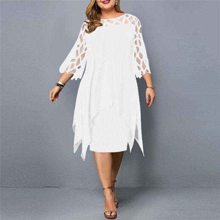 Isabella | Abito midi chic taglia grande per donne moderne