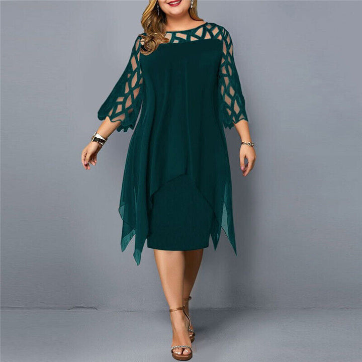 Isabella | Abito midi chic taglia grande per donne moderne