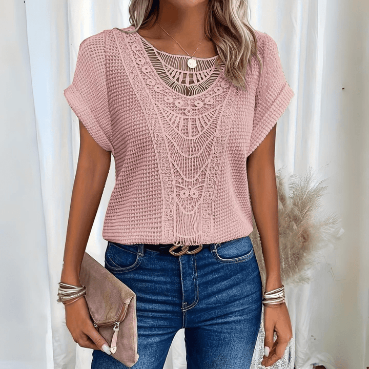 Clara | Top bohémien all'uncinetto