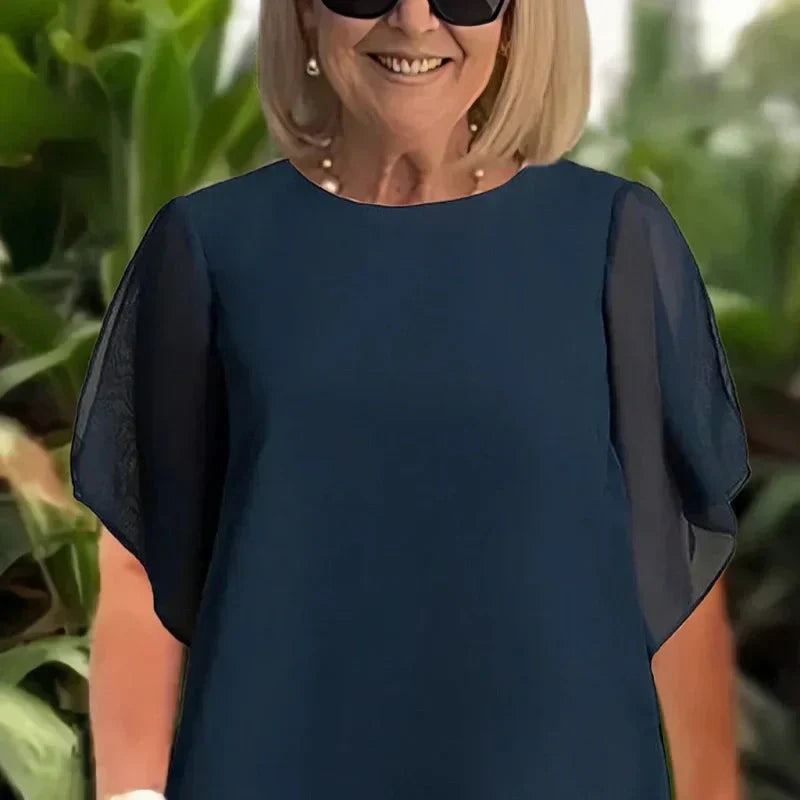 Herlene | Set di top e pantaloni irregolari eleganti