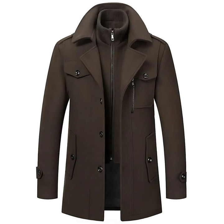 Adrien | Cappotto invernale raffinato con collo alto